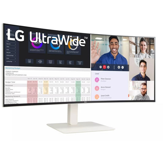 96,5cm/38" (3840x1600) LG 38WR85QC-W Gebogen Nano IPS WQHD+ 2x HDMI DP 1ms USB-C LS 144 Hz