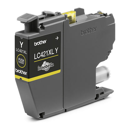 Brother Tinte LC421XLY Gelb bis zu 500 Seiten ISO/IEC 24711