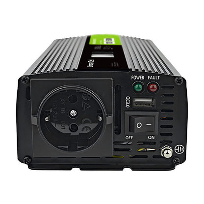 Green Cell KFZ Spannungswandler Power Inverter 12V > 230V 500W/1000W Display