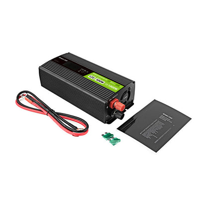 Green Cell KFZ Spannungswandler Power Inverter 12V > 230V 500W/1000W Display