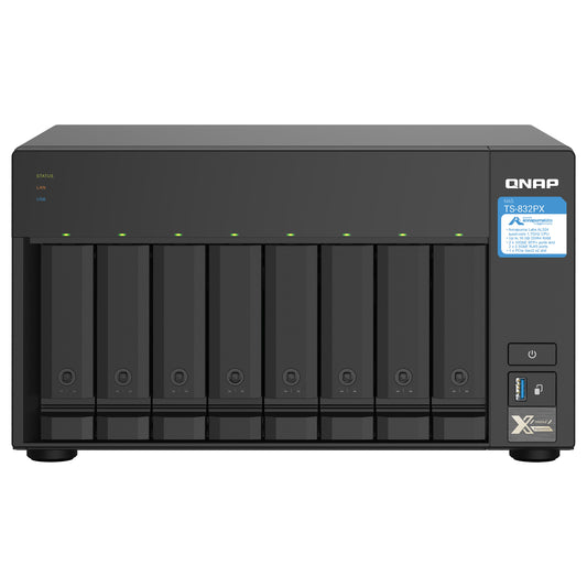 8-Bay QNAP TS-832PX-4G