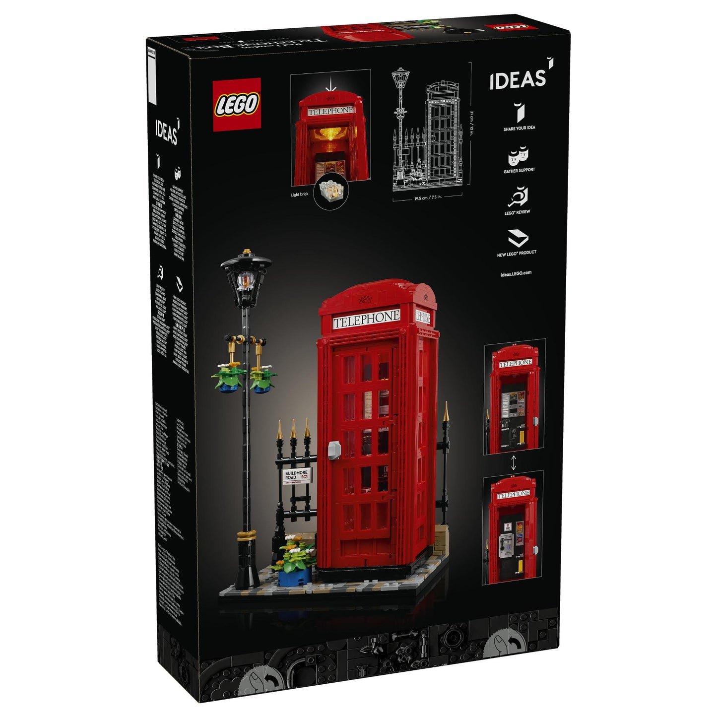 LEGO Ideas Rote Londoner Telefonzelle 21347