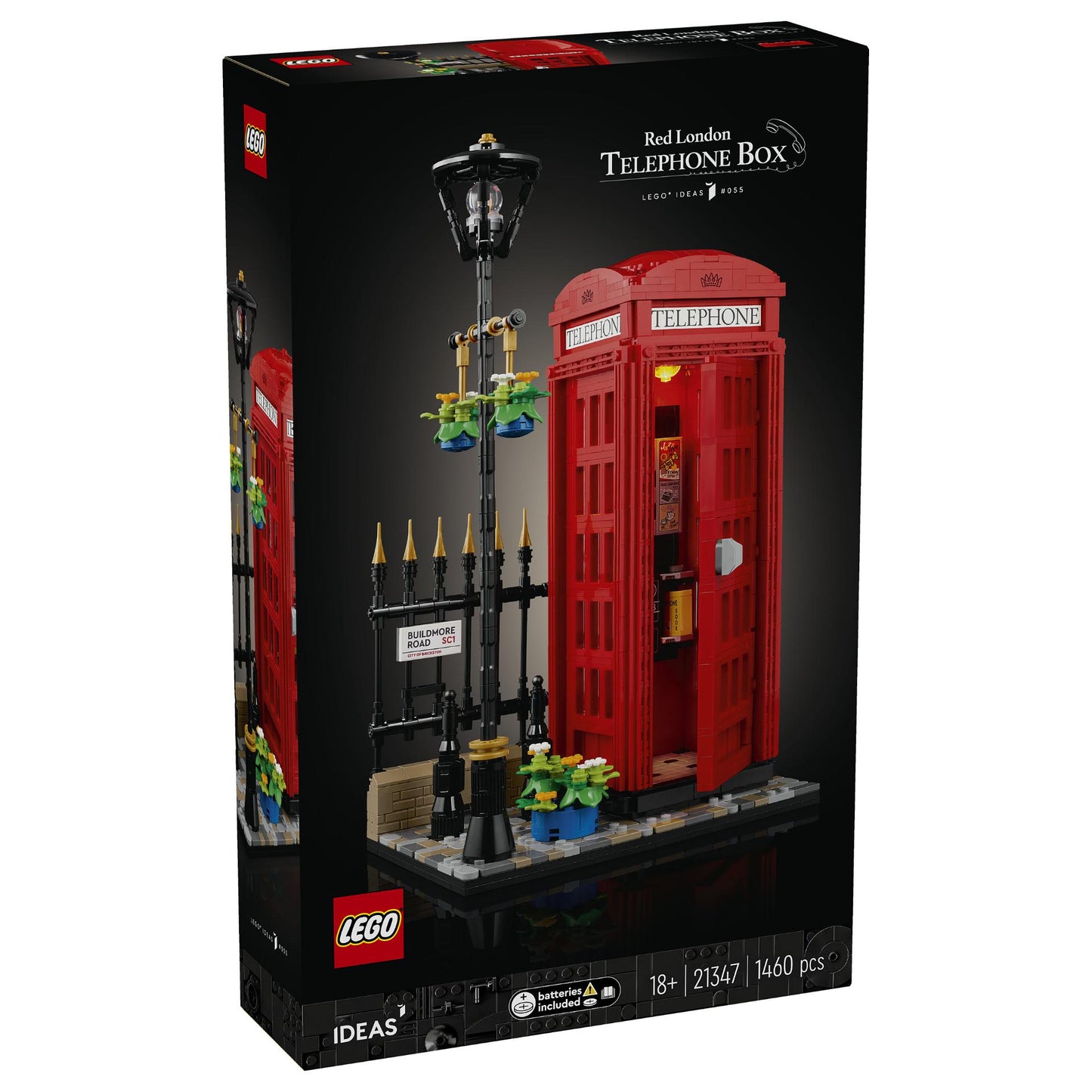 LEGO Ideas Rote Londoner Telefonzelle 21347