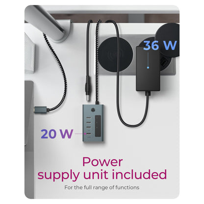 ICY BOX IB-HUB1454-C31 USB-C HUB 4-Port 4xUSB-C Display