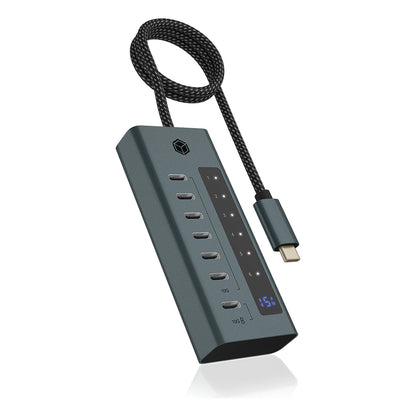 ICY BOX IB-HUB1457-C31 USB-C HUB 7-Port 7xUSB-C Display