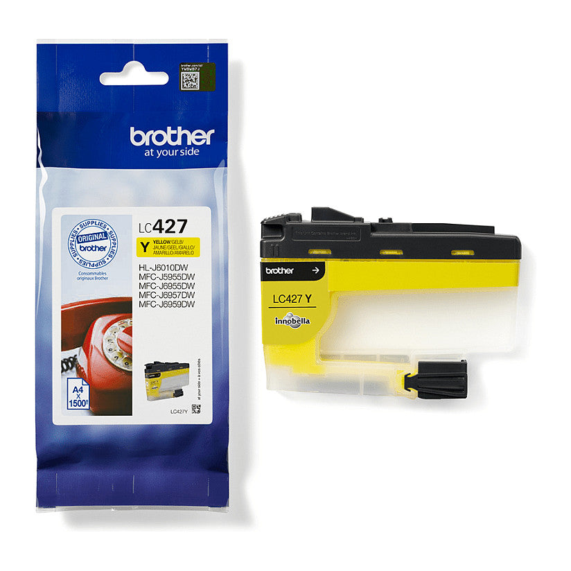 Brother Tinte LC-427Y Gelb bis zu 1.500 Seiten nach ISO/IEC 24711