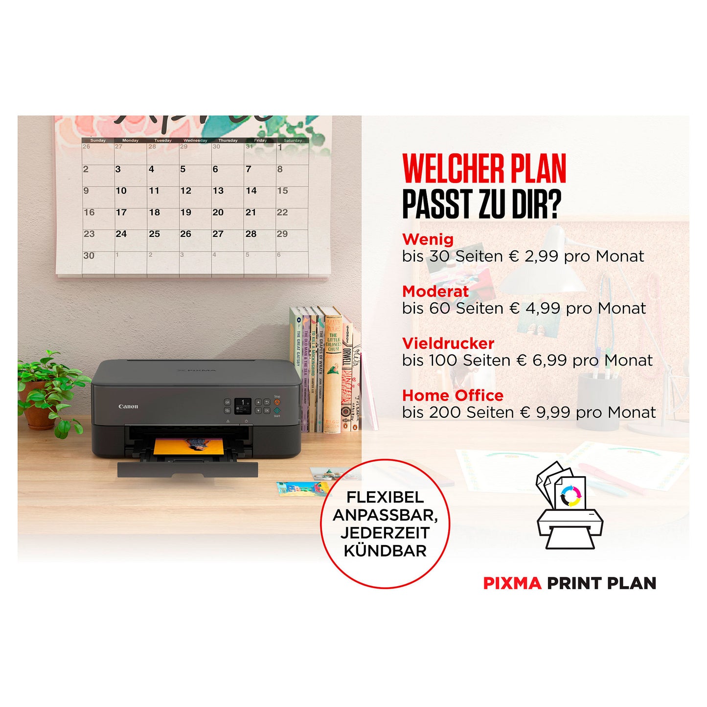 T Canon PIXMA TS7750i Tinte-Multifunktionssystem 3in1 WLAN WiFi ADF Duplex