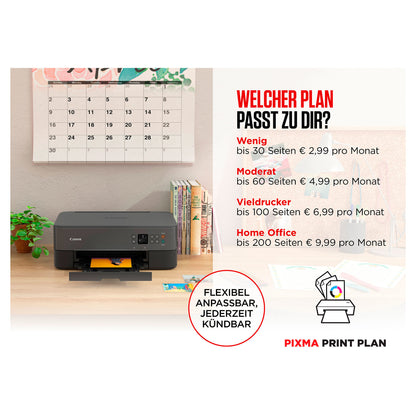 T Canon PIXMA TS7750i Tinte-Multifunktionssystem 3in1 WLAN WiFi ADF Duplex