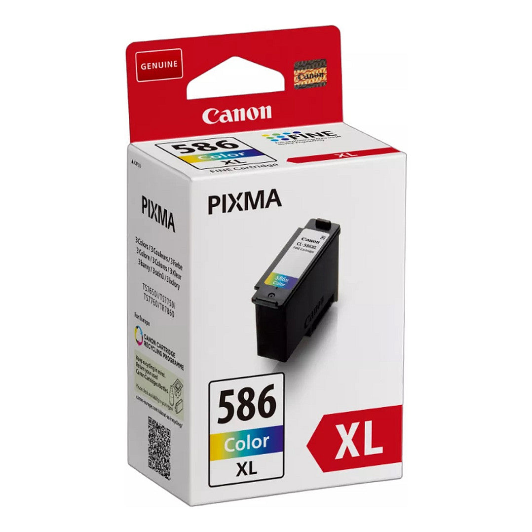 Canon Tinte CL-586XL Color (Cyan, Magenta, Gelb) bis zu 300 Seiten gemäß ISO/IEC 24711
