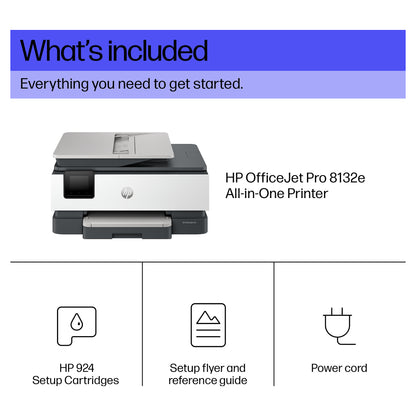 T HP OfficeJet Pro 8132e Tinte-Multifunktionsdrucker 4in1 HP+ A4 LAN WiFi ADF Duplex