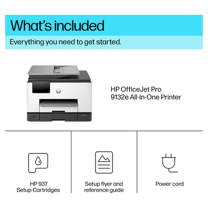 HP OfficeJet Pro 9132e Tinte-Multifunktionsdrucker 4in1 HP+ A4 LAN WiFi ADF Duplex