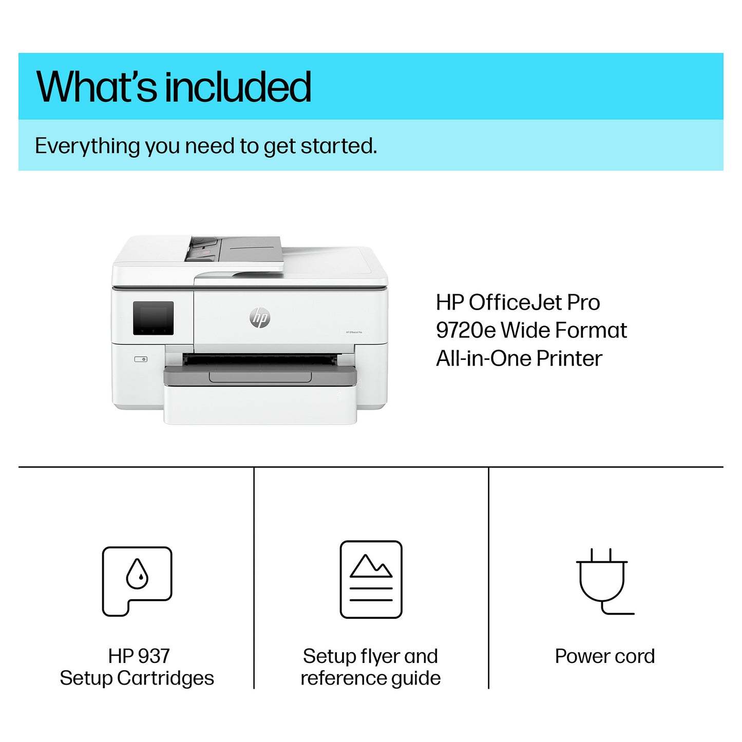 T HP OfficeJet Pro 9720e Tinte-Multifunktionsdrucker 3in1 HP+ A3 LAN WiFi ADF Duplex