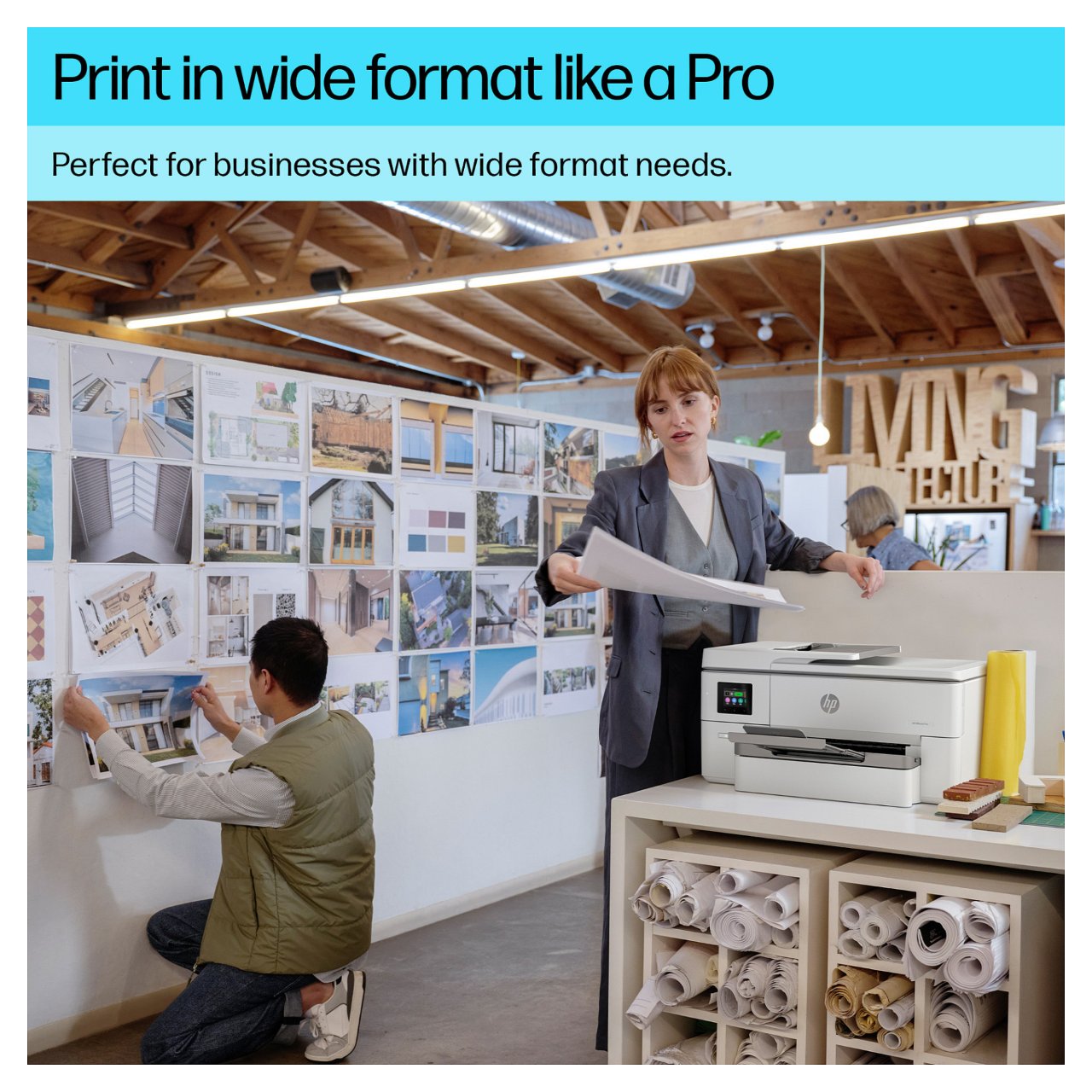 T HP OfficeJet Pro 9720e Tinte-Multifunktionsdrucker 3in1 HP+ A3 LAN WiFi ADF Duplex