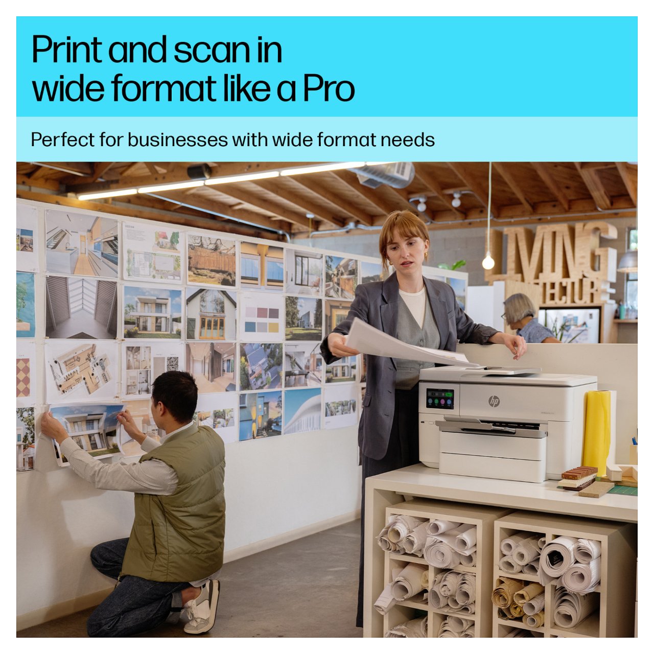 T HP OfficeJet Pro 9730e Tinte-Multifunktionsdrucker 3in1 HP+ A3 LAN WiFi ADF Duplex