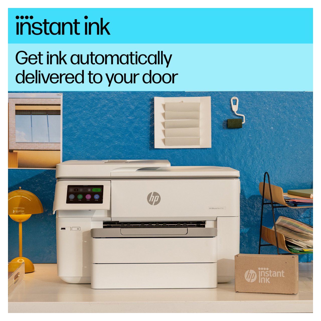 T HP OfficeJet Pro 9730e Tinte-Multifunktionsdrucker 3in1 HP+ A3 LAN WiFi ADF Duplex