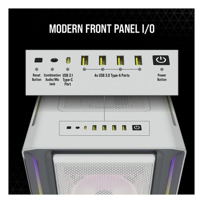 Midi Corsair iCUE 5000T RGB TG White