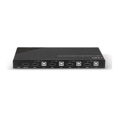 KVM-/Audio-/USB-Switch 4-Port Lindy
