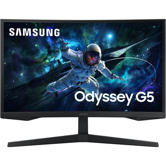 68,6cm/27" (2560x1440) Samsung Odyssey G5 S27CG552EU 16:9 QHD Curved 1ms 165Hz HDR10 HDMI DP Black