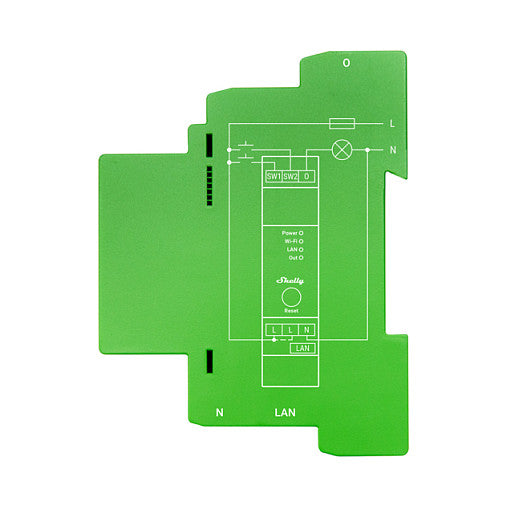 Shelly Relais "Pro Dimmer 1PM" LED/Glühbirne WLAN LAN BT DIN-Rail