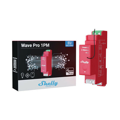 Shelly Relais "Wave Pro 1PM" max 16A Z-Wave DIN-Rail