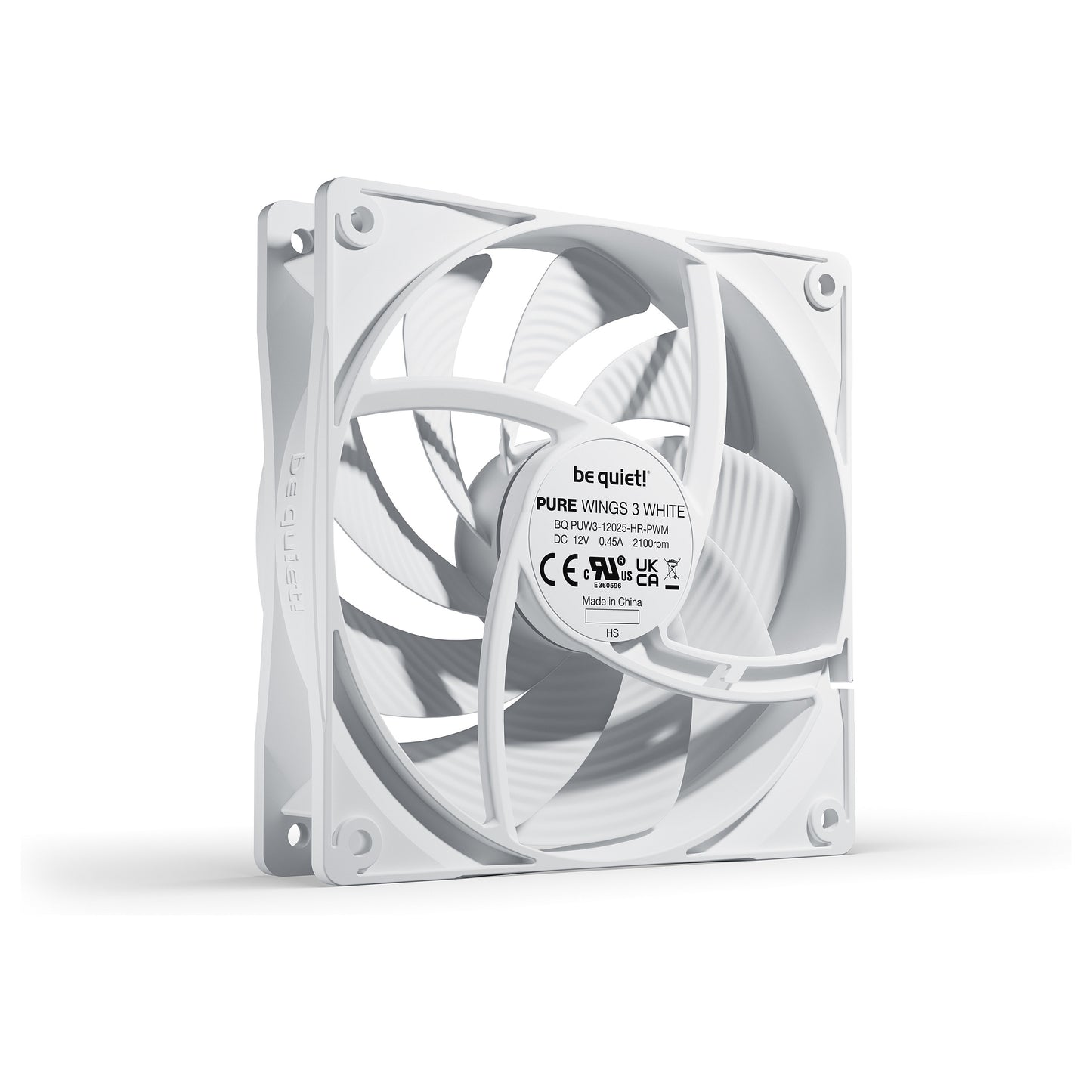 120mm be quiet! Pure Wings 3 PWM high-speed white