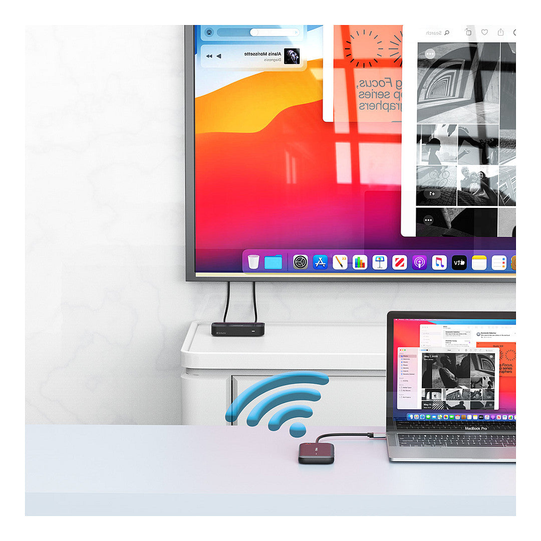 USB-C HUB Wireless-Display-Adapter HDMI/VGA FullHD WDA-01 Verbatim