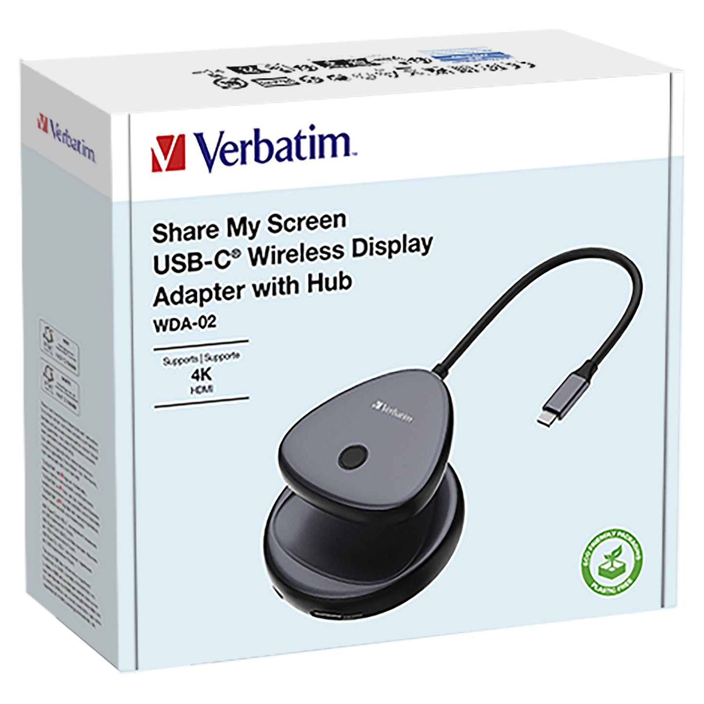 USB-C HUB Wireless-Display-Adapter HDMI 4K WDA-02 Verbatim