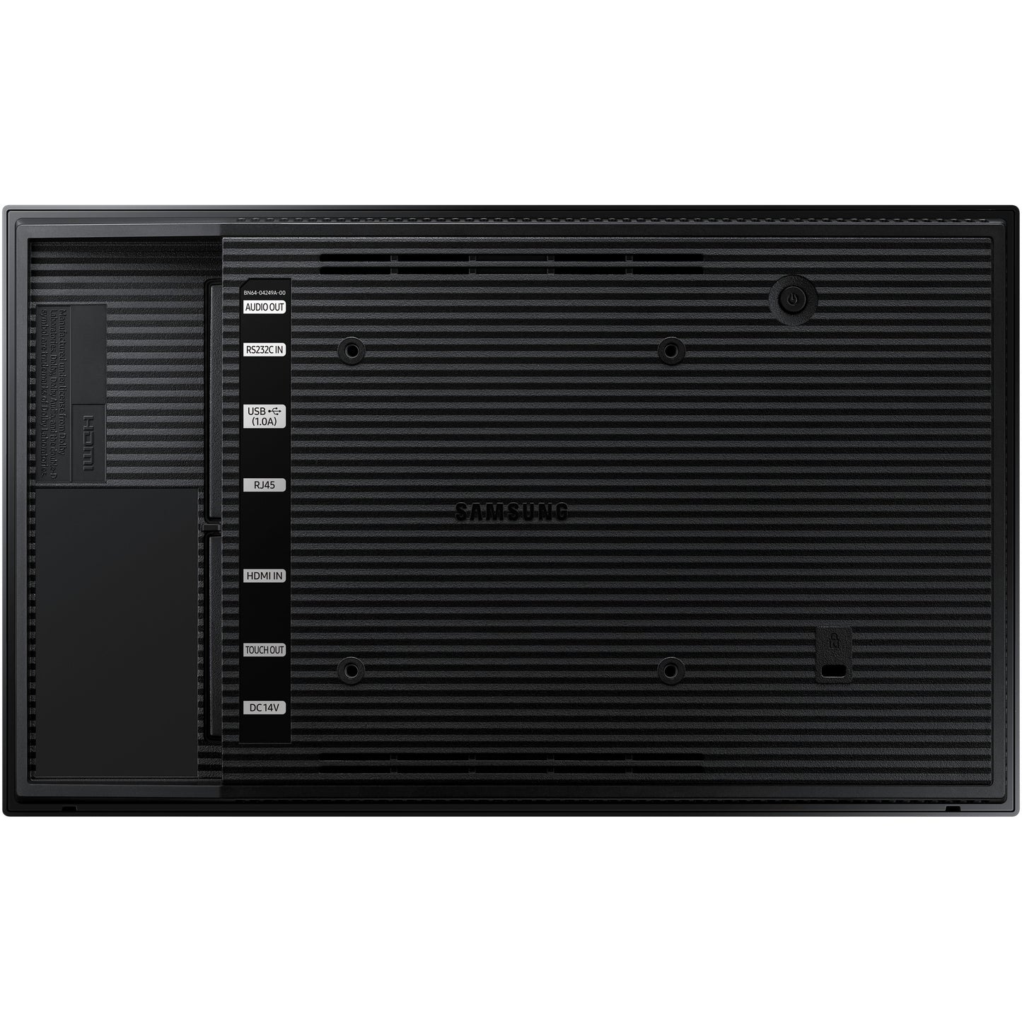 33,7cm/13,27" (1920x1080) Samsung QB13R-T 16:9 FHD ADS Touch 16/7 30ms DigitalSignage USB HDMI Spealer WIFI Tizen Black