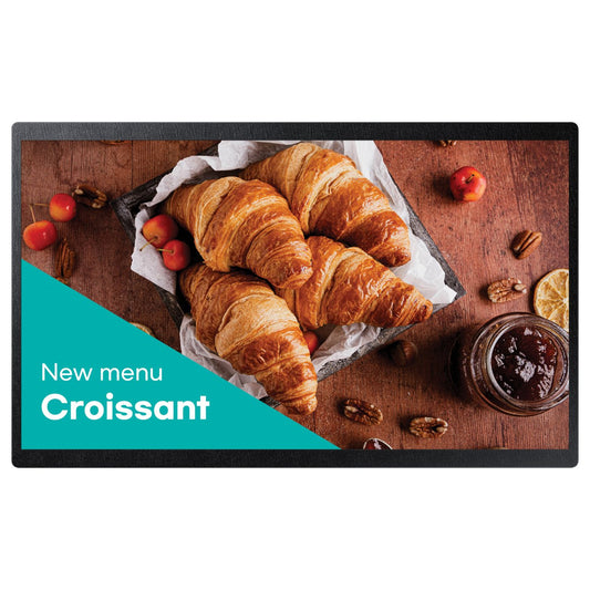 60,5cm/23,8" (1920x1080) Samsung QB24C 16:9 FHD 14ms 16/7 DigitalSignage USB HDMI Ethernet 25%Haze Tizen Black