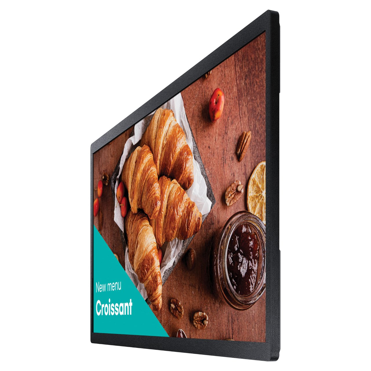 60,5cm/23,8" (1920x1080) Samsung QB24C 16:9 FHD 14ms 16/7 DigitalSignage USB HDMI Ethernet 25%Haze Tizen Black