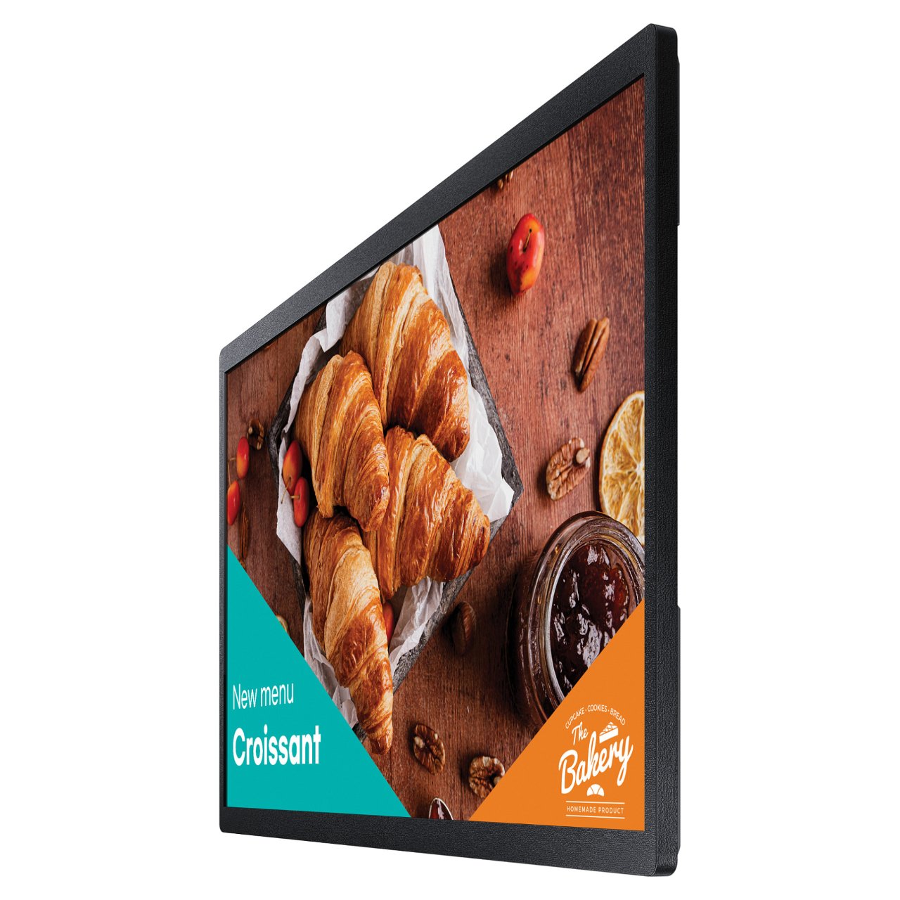 60,5cm/23,8" (1920x1080) Samsung QB24C 16:9 FHD 14ms 16/7 DigitalSignage USB HDMI Ethernet 25%Haze Tizen Black