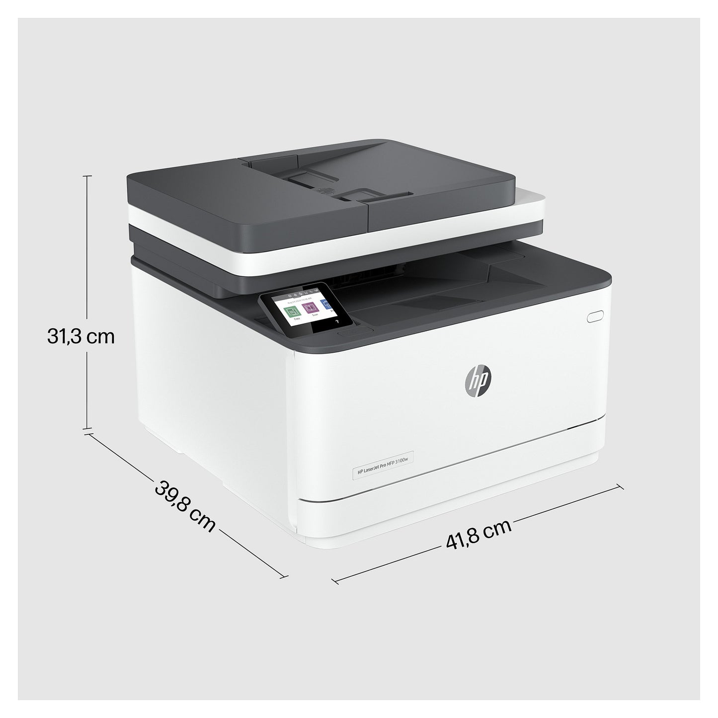 L HP LaserJet Pro 3102fdn Laser-Multifunktionsdrucker 4in1 LAN ADF Duplex