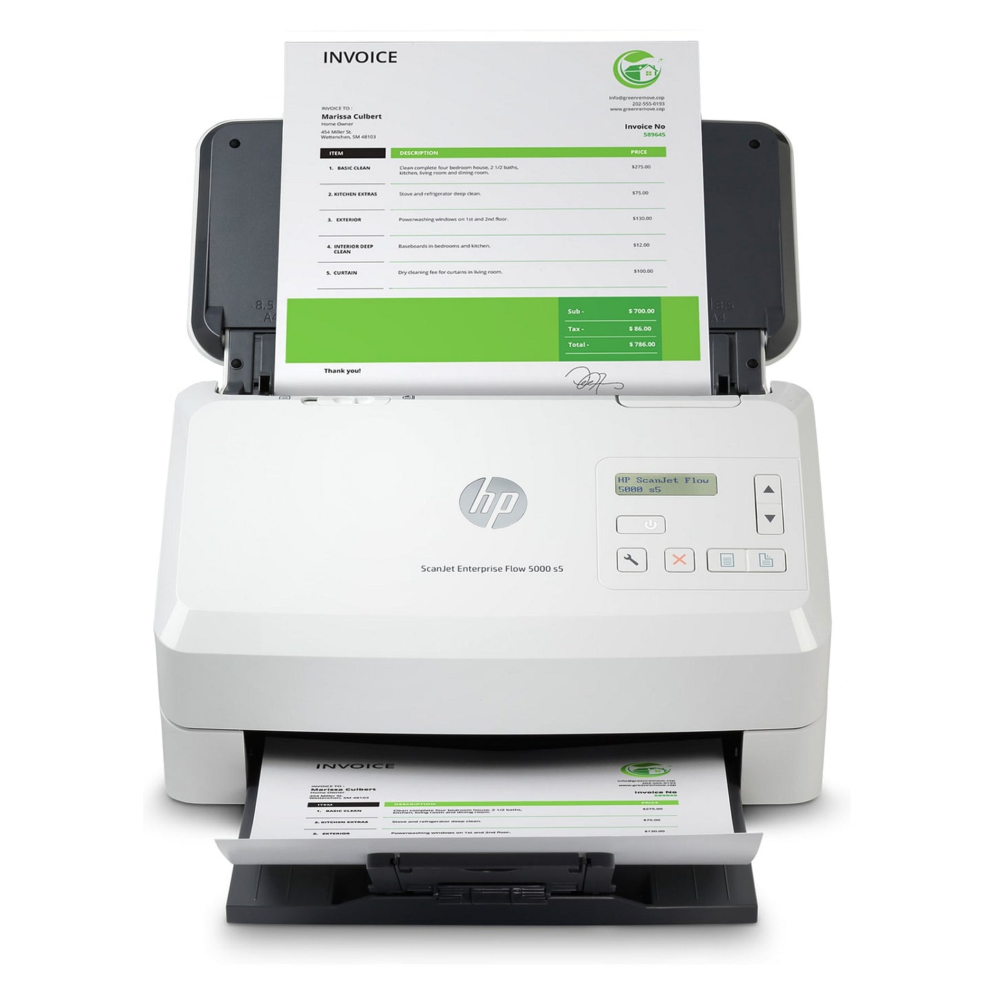 HP Scanjet Enterprise Flow 5000 s5 Dokumentenscanner A4 65 S./Min. USB 3.0 Duplex ADF