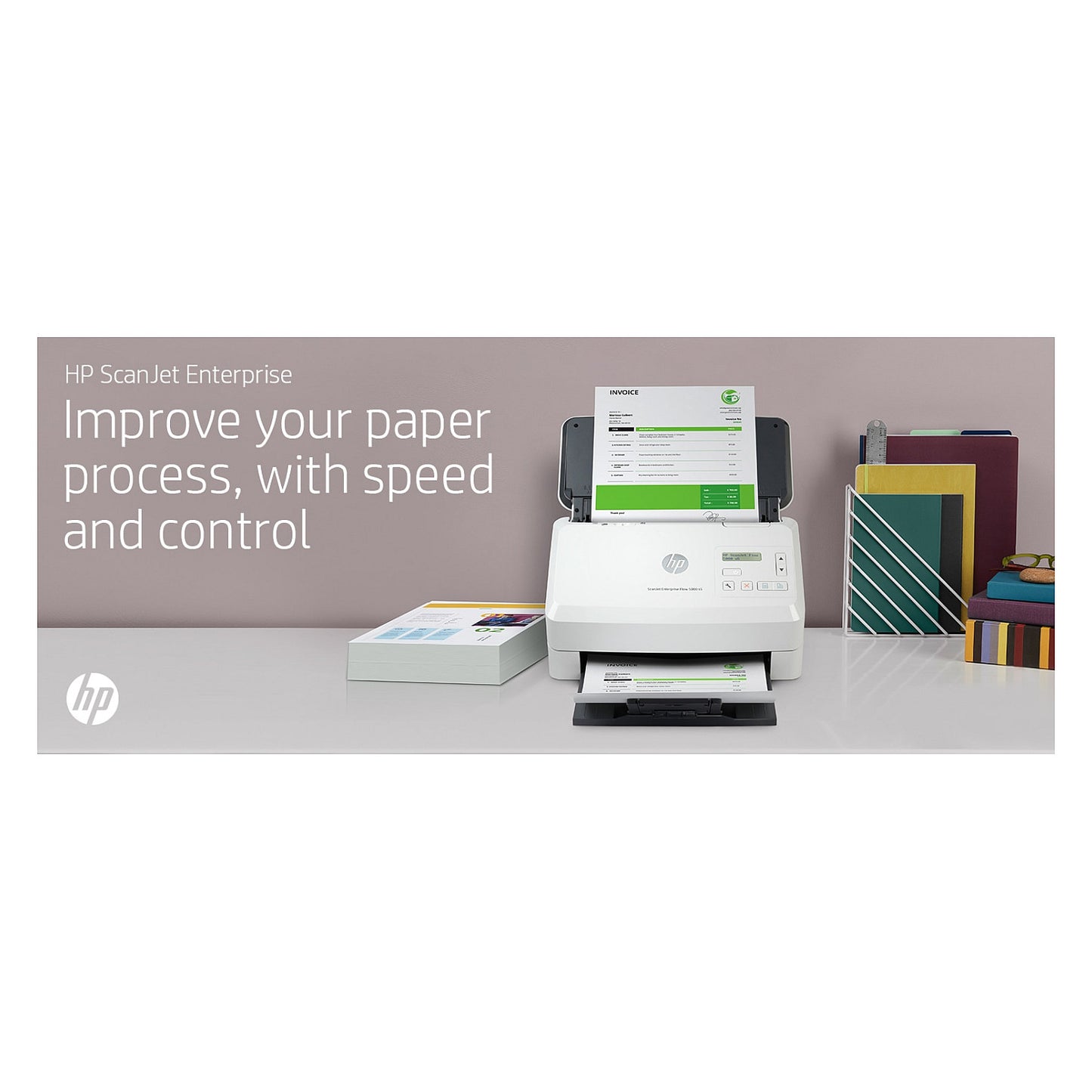 HP Scanjet Enterprise Flow 5000 s5 Dokumentenscanner A4 65 S./Min. USB 3.0 Duplex ADF