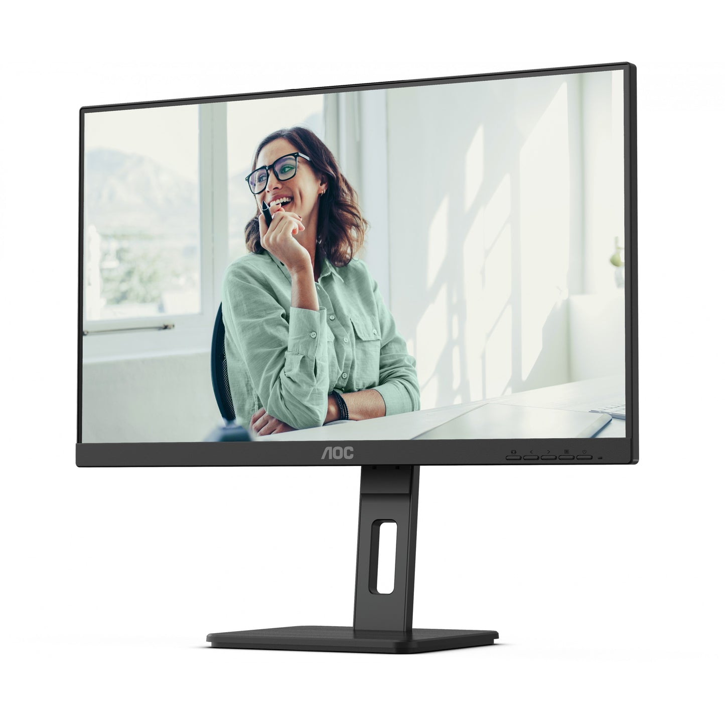 61cm/24" (1920x1080) AOC Pro-line 24P3CV 16:9 FHD IPS 4ms 75Hz HDMI DP USB-C Speaker Pivot Black