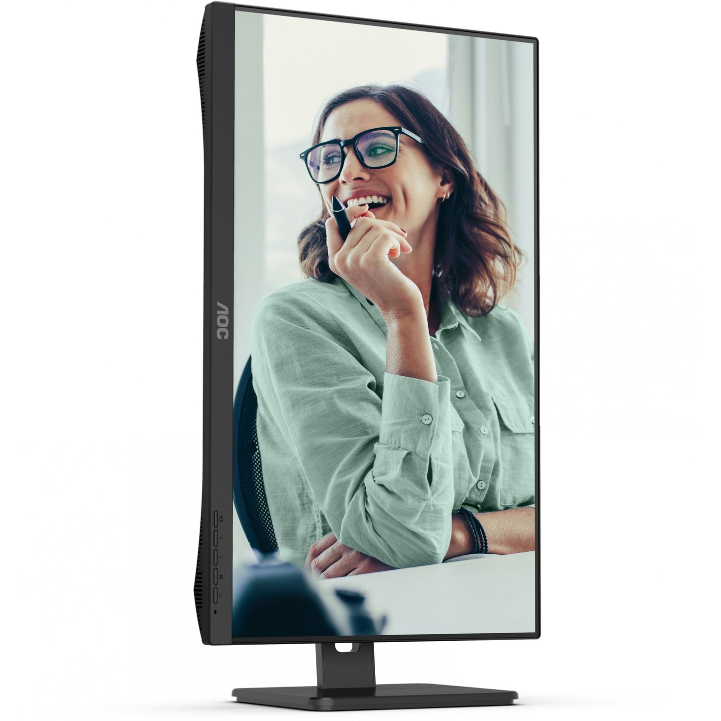 61cm/24" (1920x1080) AOC Pro-line 24P3CV 16:9 FHD IPS 4ms 75Hz HDMI DP USB-C Speaker Pivot Black