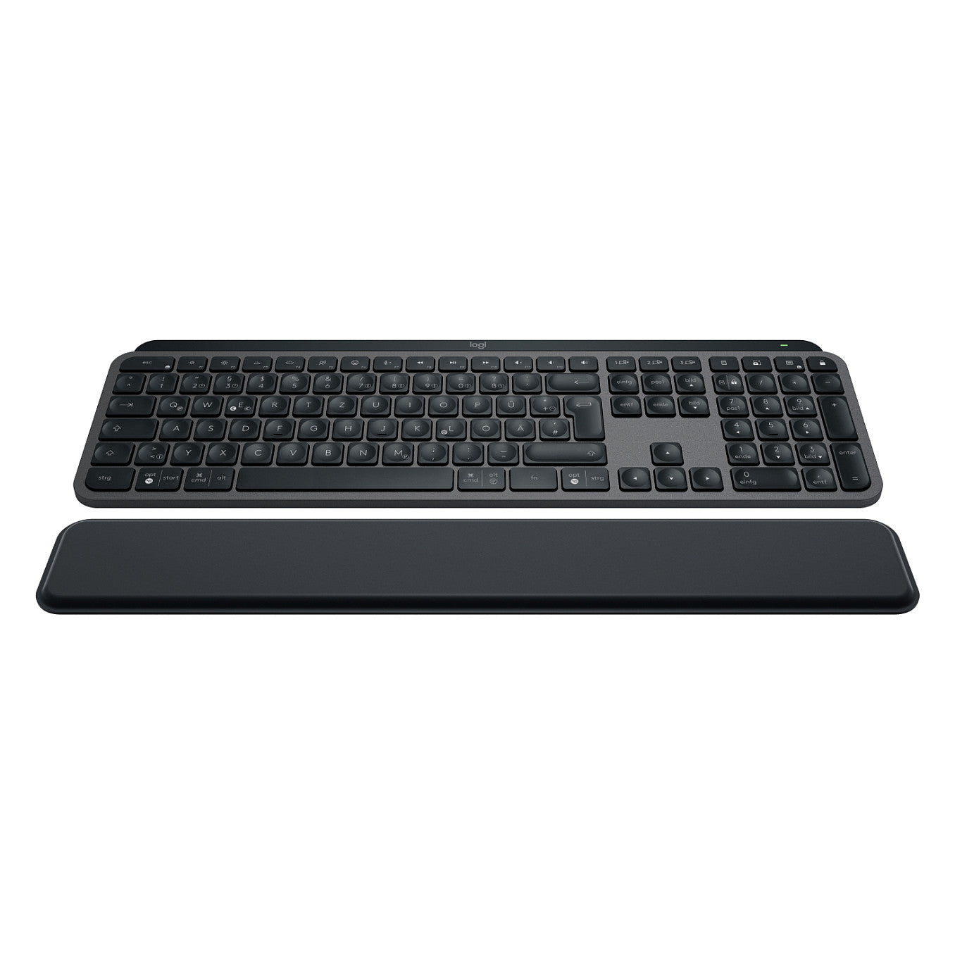 Logitech MX Keys S USB Graphite QWERTZ DE Palm Rest