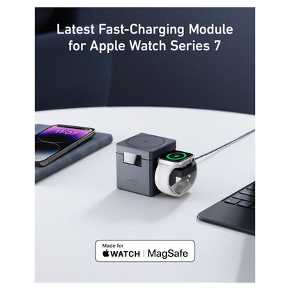Anker 3-in-1 Charge Cube MagSafe All-in-One-Ladelösung Apple 15W grey
