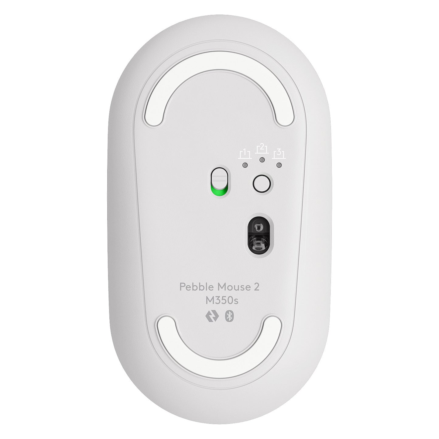 Logitech Pebble M350s Wireless Tonal White