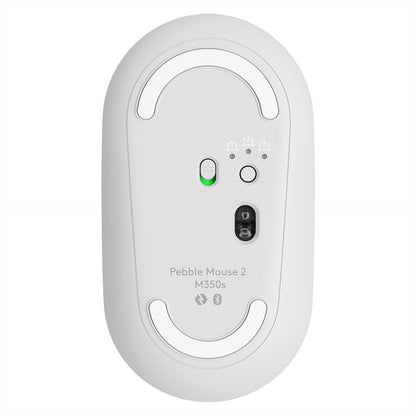 Logitech Pebble M350s Wireless Tonal White
