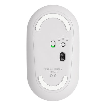 Logitech Pebble M350s Wireless Tonal White
