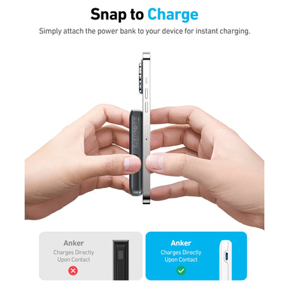 Anker 322 MagGo Wireless magnetic PowerBank 5.000mAh black