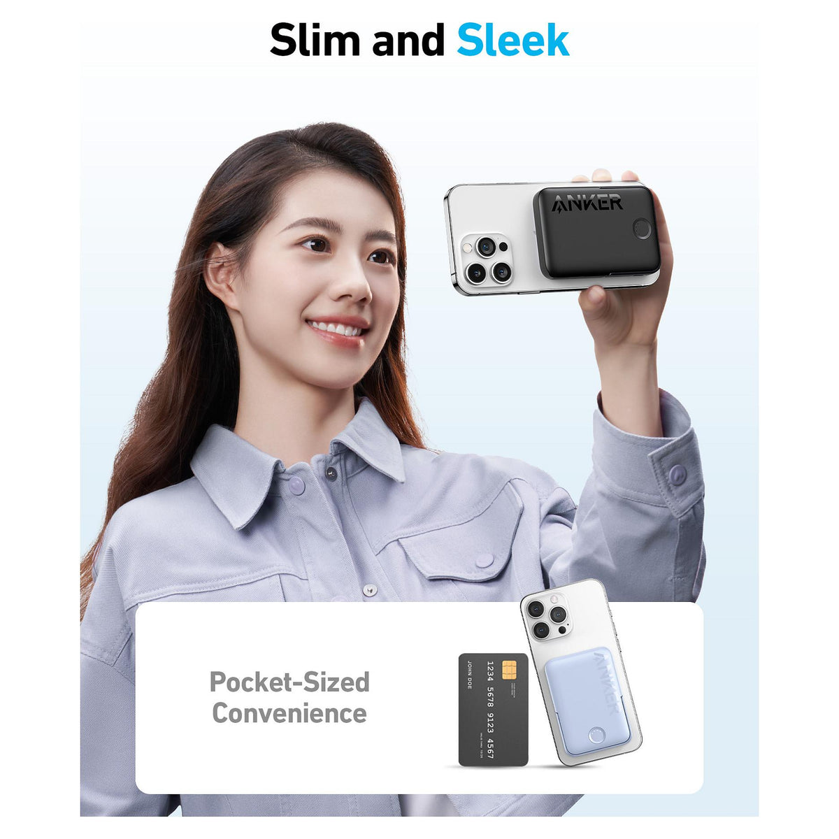 Anker 322 MagGo Wireless magnetic PowerBank 5.000mAh black