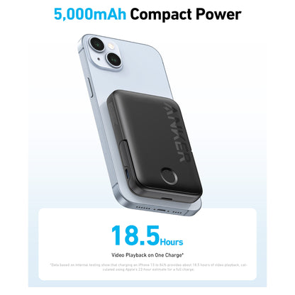 Anker 322 MagGo Wireless magnetic PowerBank 5.000mAh black