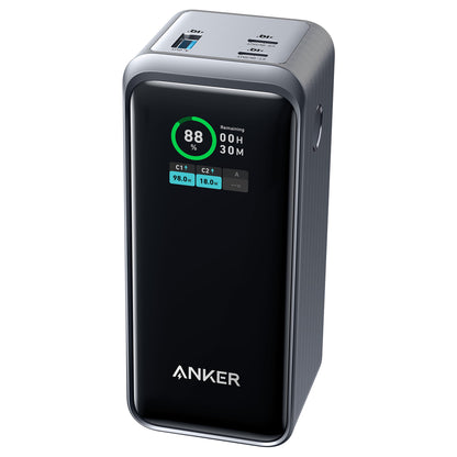 Anke Prime PowerBank 20.000mAh (200W) schwarz 2x USB-C 1x USB-A inkl. Display black