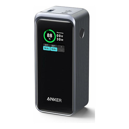 Anke Prime PowerBank 20.000mAh (200W) schwarz 2x USB-C 1x USB-A inkl. Display black