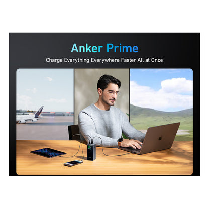 Anke Prime PowerBank 20.000mAh (200W) schwarz 2x USB-C 1x USB-A inkl. Display black