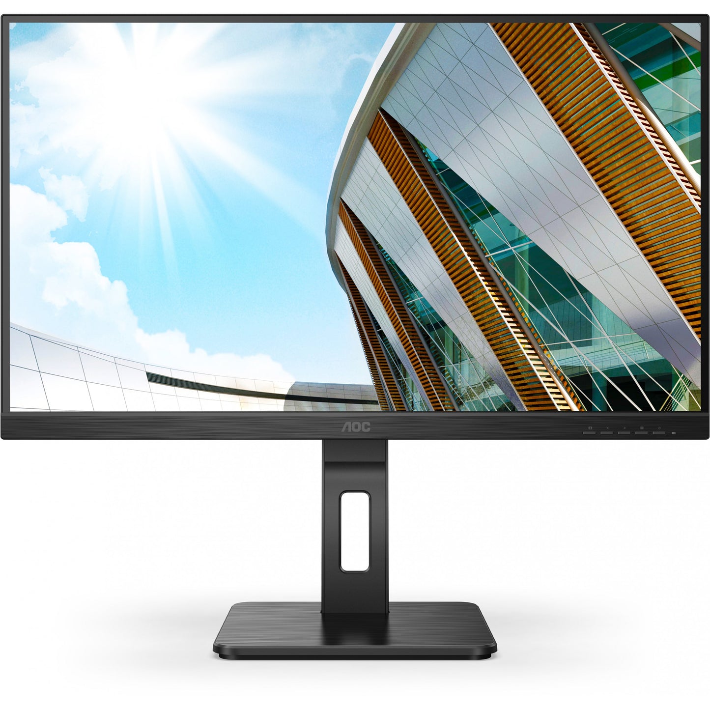 68,6cm/27" (3840x2160) AOC U27P2CA 16:9 4K IPS 4ms 60Hz HDMI DP USB-C Pivot Black