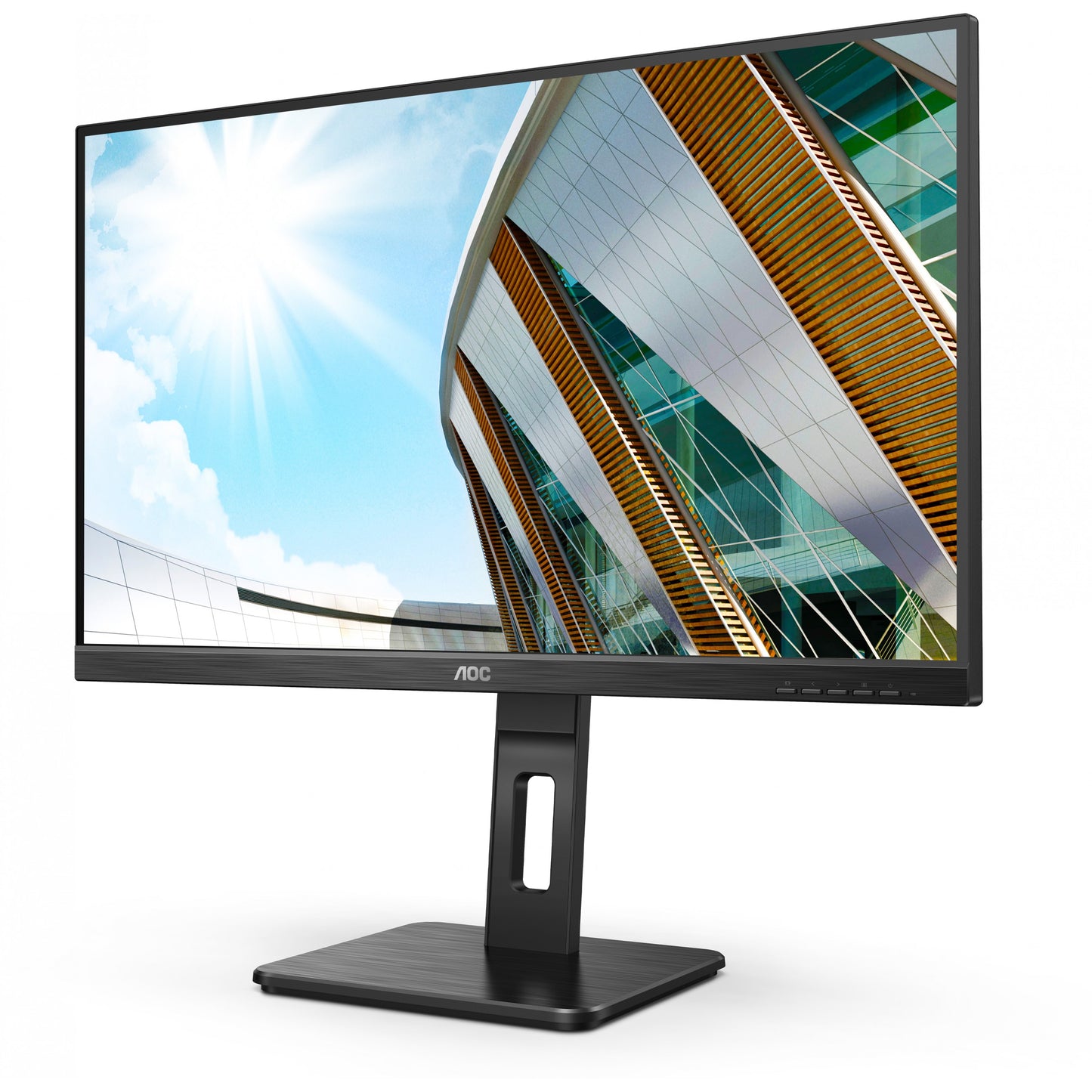 68,6cm/27" (3840x2160) AOC U27P2CA 16:9 4K IPS 4ms 60Hz HDMI DP USB-C Pivot Black