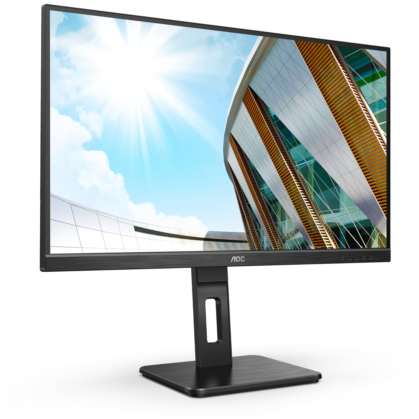 68,6cm/27" (3840x2160) AOC U27P2CA 16:9 4K IPS 4ms 60Hz HDMI DP USB-C Pivot Black